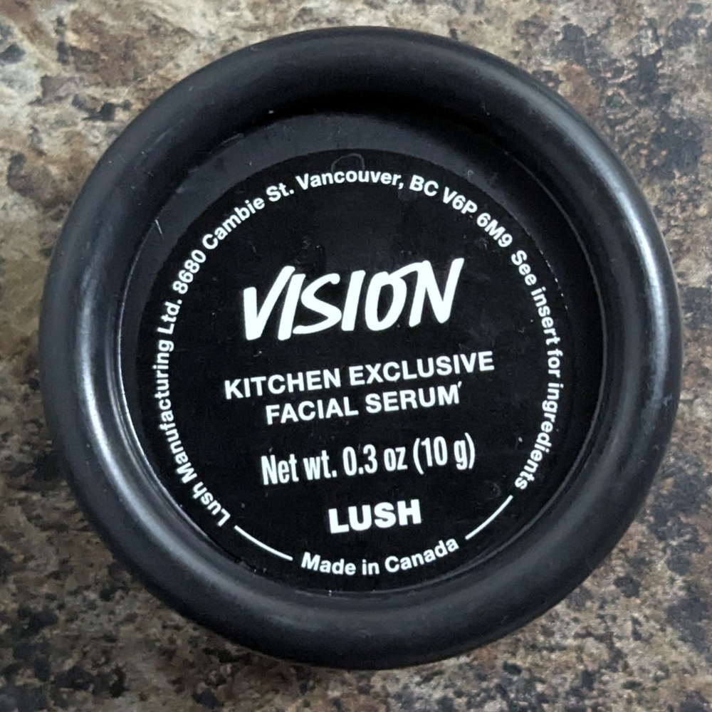 Lush Vision Facial Serum Sample